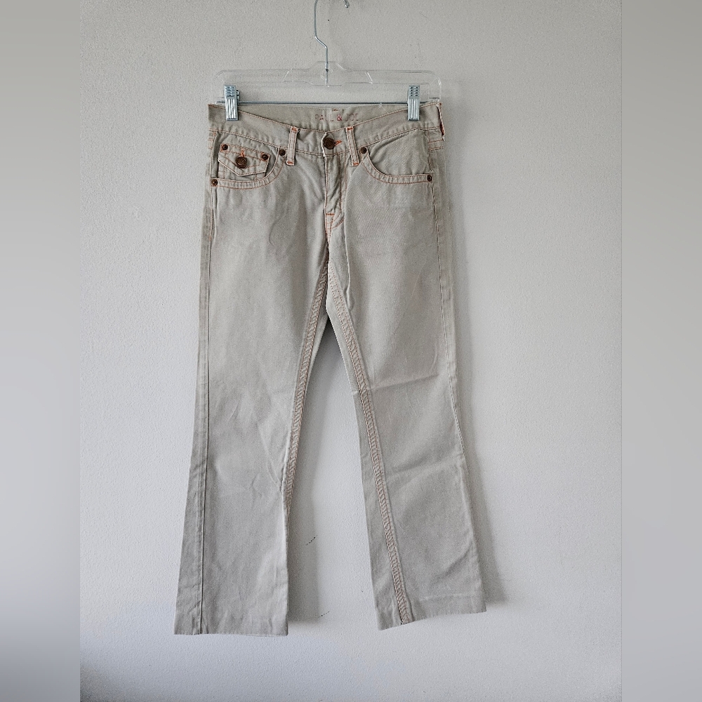 💙Paul & Joe Light Tan Flare Jeans size 25 💙